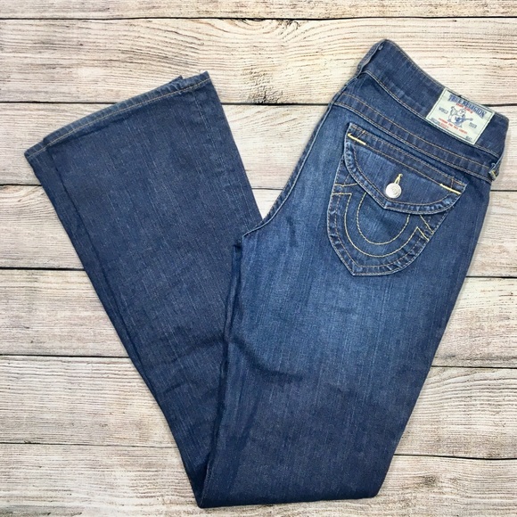 True Religion Denim - {true religion} Blue Becky Boot Cut Jeans